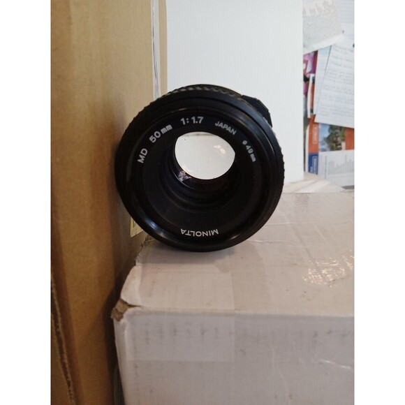 Minolta MD Camera Lens 50mm F/1.2 Manual Focus - Picture 1 of 4